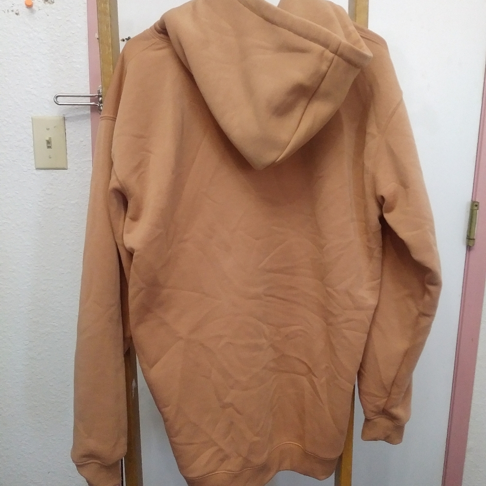 Vivra La Vie Dark Orange Hoodie Size M (USED) - Picture 2 of 4